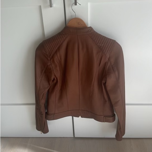 Cole Haan Leather Jacket - Picture 4 of 6
